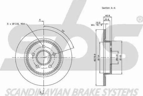 SBS 1815202563 - Disque de frein cwaw.fr