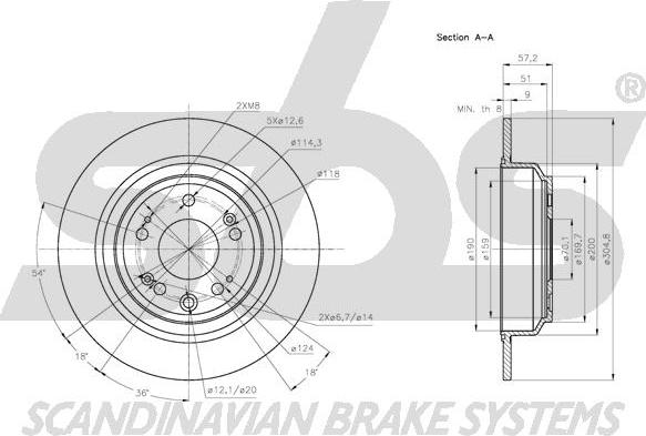 SBS 1815.202652 - Disque de frein cwaw.fr