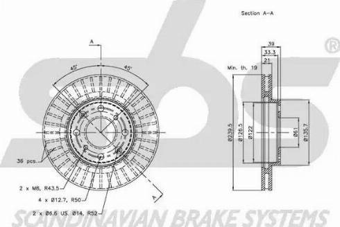 SBS 1815.202630 - Disque de frein cwaw.fr