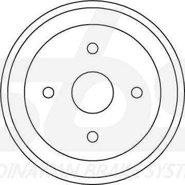 SBS 1825255211 - Tambour de frein cwaw.fr