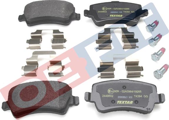 Schaeferbarthold 315 06 158 03 22 - Kit de plaquettes de frein, frein à disque cwaw.fr