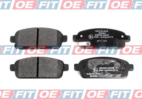 Schaeferbarthold 315 16 279 03 22 - Kit de plaquettes de frein, frein à disque cwaw.fr