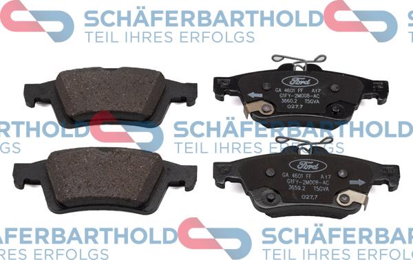 Schferbarthold 944 06 815 01 11 - Kit de plaquettes de frein, frein à disque cwaw.fr