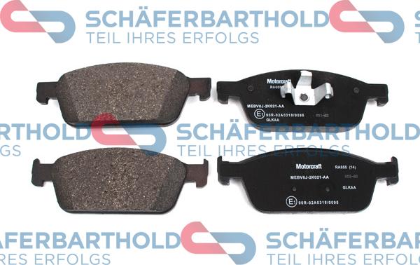 Schferbarthold 941 06 502 01 11 - Kit de plaquettes de frein, frein à disque cwaw.fr