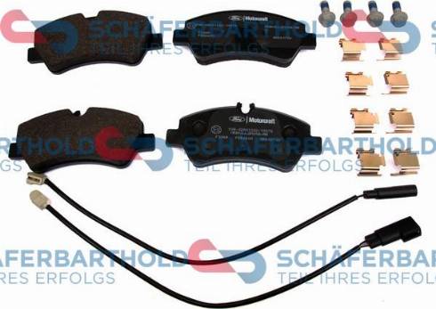 Schferbarthold 941 06 368 01 11 - Kit de plaquettes de frein, frein à disque cwaw.fr