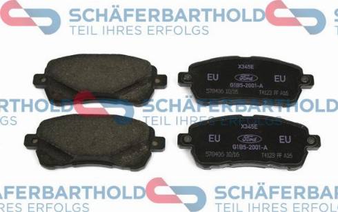 Schferbarthold 942 06 529 01 11 - Kit de plaquettes de frein, frein à disque cwaw.fr