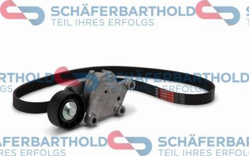 Schferbarthold 947 06 631 01 11 - Jeu de courroies trapézoïdales à nervures cwaw.fr