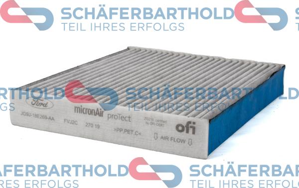 Schferbarthold 951 06 069 01 11 - Filtre, air de l'habitacle cwaw.fr