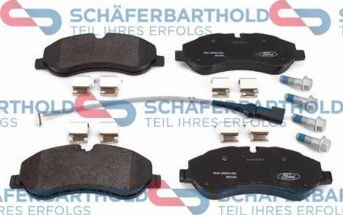 Schferbarthold 952 06 063 01 11 - Kit de plaquettes de frein, frein à disque cwaw.fr