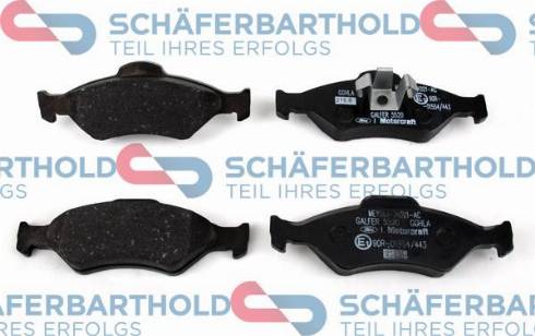 Schferbarthold 939 06 591 01 11 - Kit de plaquettes de frein, frein à disque cwaw.fr