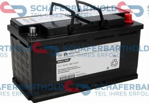 Schferbarthold 415 16 696 01 11 - Batterie de démarrage cwaw.fr