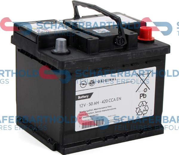 Schferbarthold 415 16 651 01 11 - Batterie de démarrage cwaw.fr