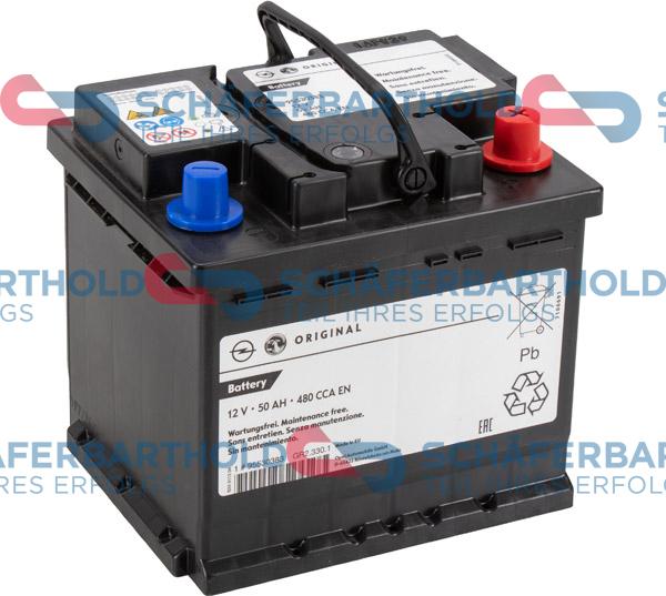 Schferbarthold 415 16 653 01 11 - Batterie de démarrage cwaw.fr