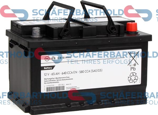 Schferbarthold 415 16 666 01 11 - Batterie de démarrage cwaw.fr