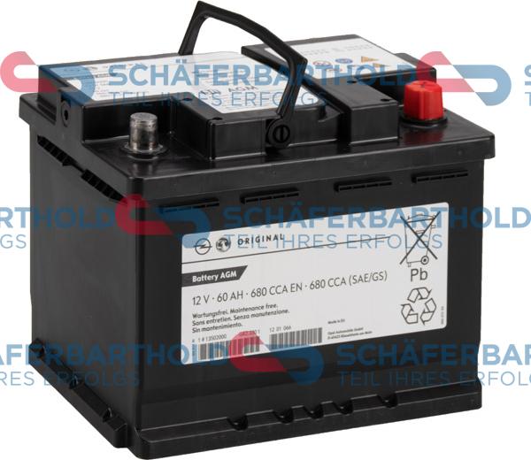 Schferbarthold 415 16 663 01 11 - Batterie de démarrage cwaw.fr