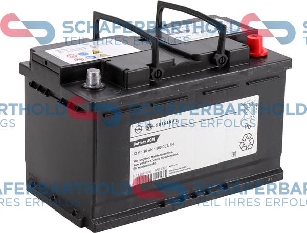 Schferbarthold 415 16 681 01 11 - Batterie de démarrage cwaw.fr