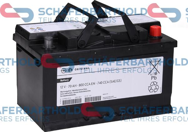 Schferbarthold 415 16 670 01 11 - Batterie de démarrage cwaw.fr