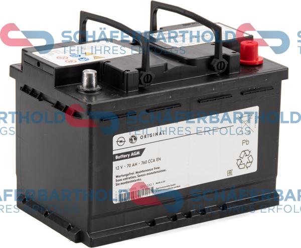 Schferbarthold 415 16 673 01 11 - Batterie de démarrage cwaw.fr