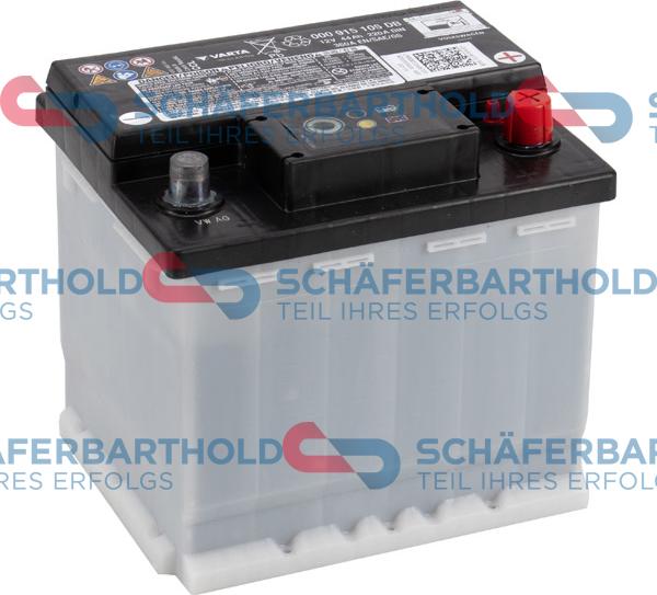 Schferbarthold 415 18 646 01 11 - Batterie de démarrage cwaw.fr