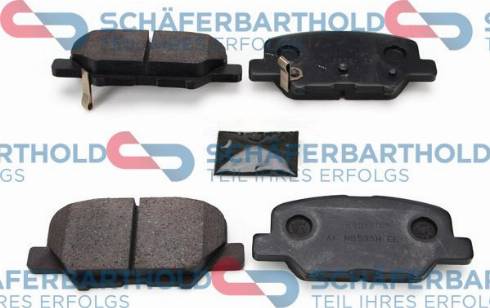 Schferbarthold 431 27 113 01 11 - Kit de plaquettes de frein, frein à disque cwaw.fr