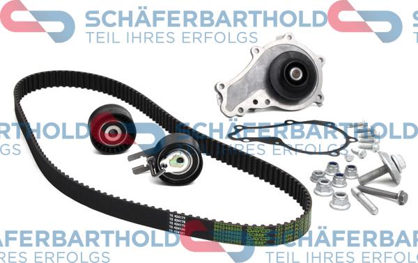 Schferbarthold 300 06 395 01 11 - Pompe à eau + kit de courroie de distribution cwaw.fr