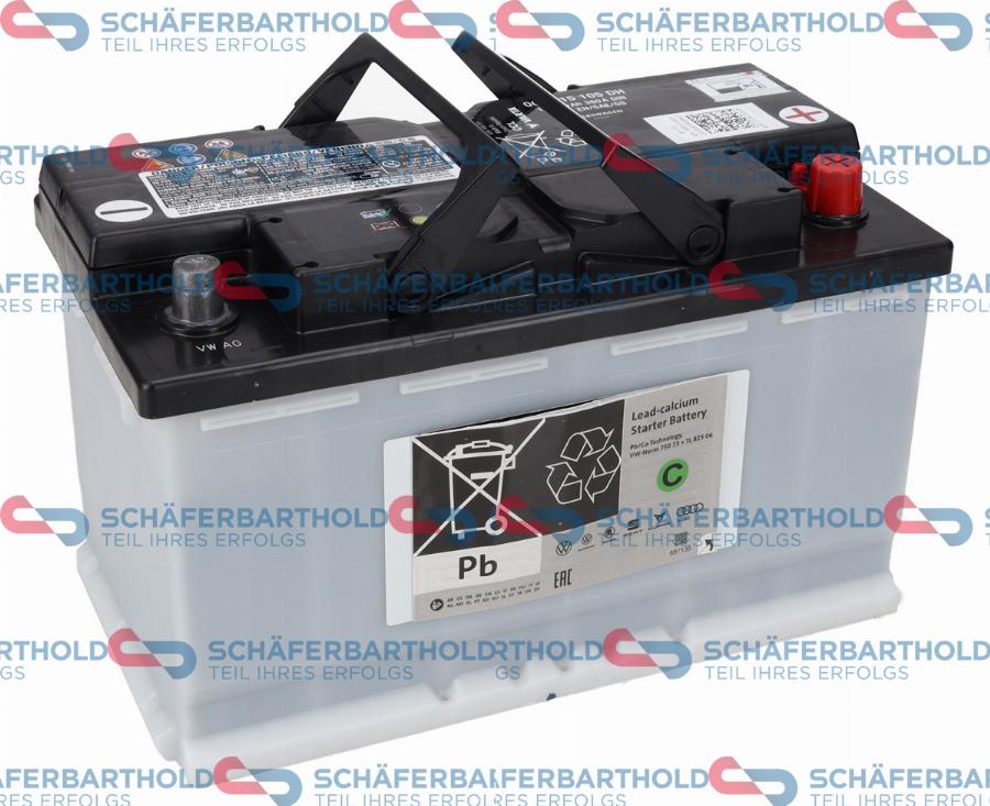 Schferbarthold 319 18 686 01 11 - Batterie de démarrage cwaw.fr