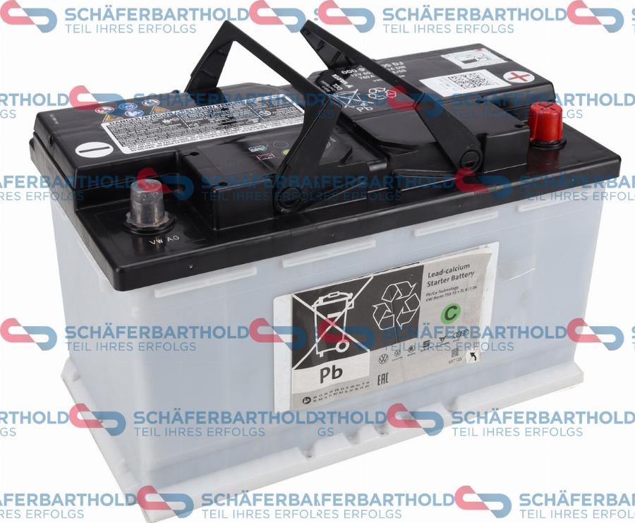 Schferbarthold 319 18 688 01 11 - Batterie de démarrage cwaw.fr