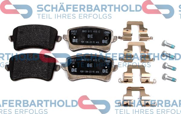 Schferbarthold 315 04 111 01 11 - Kit de plaquettes de frein, frein à disque cwaw.fr