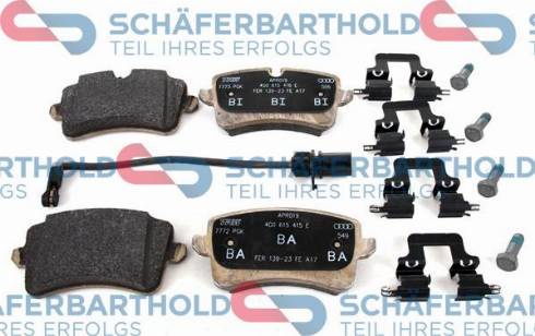 Schferbarthold 315 04 118 01 11 - Kit de plaquettes de frein, frein à disque cwaw.fr