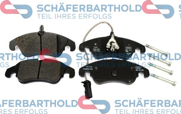 Schferbarthold 315 04 113 01 11 - Kit de plaquettes de frein, frein à disque cwaw.fr