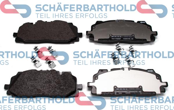 Schferbarthold 315 04 137 01 11 - Kit de plaquettes de frein, frein à disque cwaw.fr