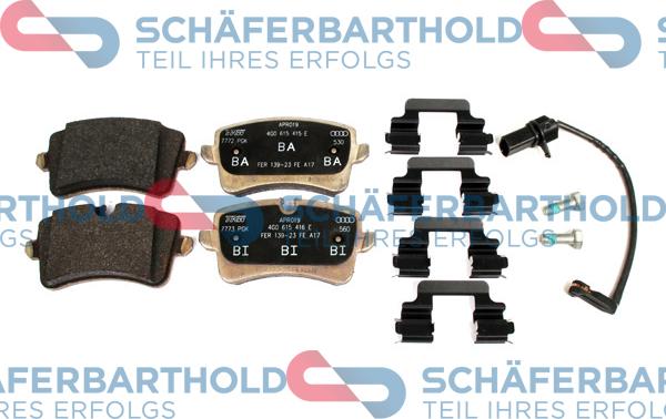 Schferbarthold 315 04 121 01 11 - Kit de plaquettes de frein, frein à disque cwaw.fr