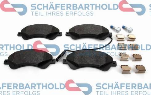 Schferbarthold 315 06 181 01 11 - Kit de plaquettes de frein, frein à disque cwaw.fr