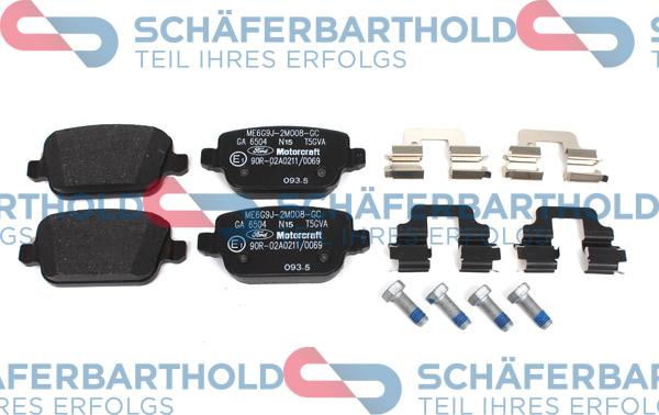 Schferbarthold 315 06 245 01 11 - Kit de plaquettes de frein, frein à disque cwaw.fr