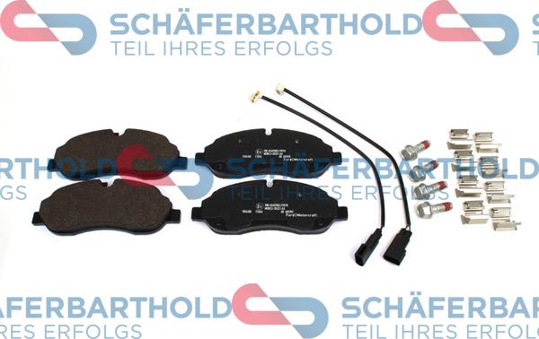 Schferbarthold 315 06 242 01 11 - Kit de plaquettes de frein, frein à disque cwaw.fr