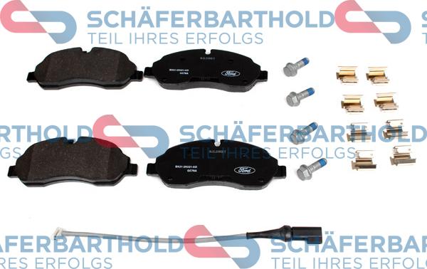 Schferbarthold 315 06 256 01 11 - Kit de plaquettes de frein, frein à disque cwaw.fr