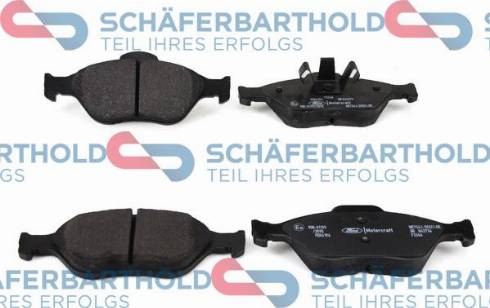 Schferbarthold 315 06 268 01 11 - Kit de plaquettes de frein, frein à disque cwaw.fr