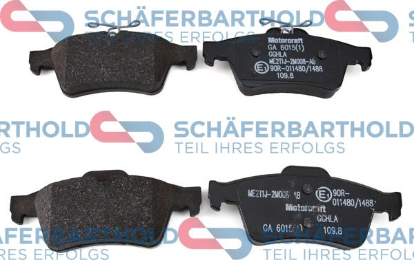 Schferbarthold 315 06 262 01 11 - Kit de plaquettes de frein, frein à disque cwaw.fr