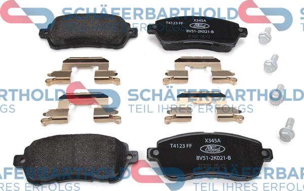 Schferbarthold 315 06 201 01 11 - Kit de plaquettes de frein, frein à disque cwaw.fr