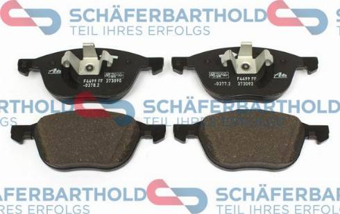 Schferbarthold 315 06 216 01 11 - Kit de plaquettes de frein, frein à disque cwaw.fr