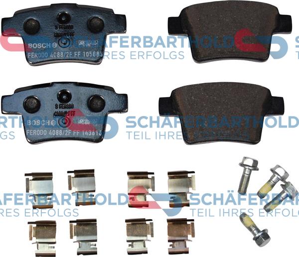 Schferbarthold 315 06 210 01 11 - Kit de plaquettes de frein, frein à disque cwaw.fr