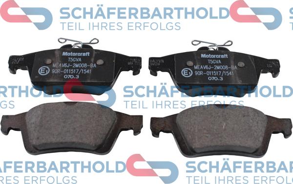 Schferbarthold 315 06 213 01 11 - Kit de plaquettes de frein, frein à disque cwaw.fr