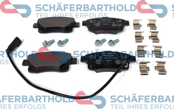 Schferbarthold 315 06 212 01 11 - Kit de plaquettes de frein, frein à disque cwaw.fr