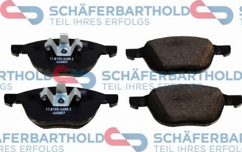 Schferbarthold 315 06 285 01 11 - Kit de plaquettes de frein, frein à disque cwaw.fr