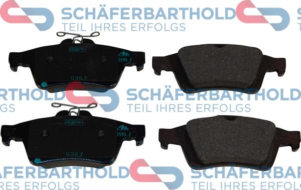 Schferbarthold 315 06 286 01 11 - Kit de plaquettes de frein, frein à disque cwaw.fr