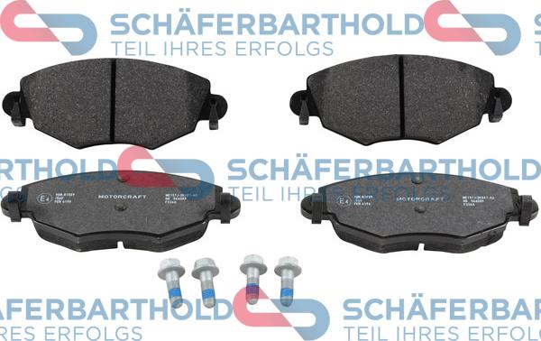 Schferbarthold 315 06 282 01 11 - Kit de plaquettes de frein, frein à disque cwaw.fr