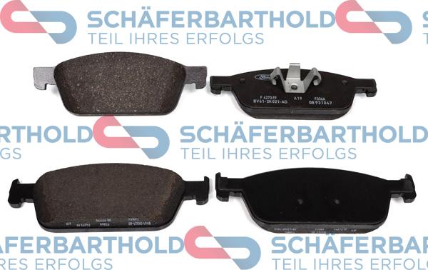 Schferbarthold 315 06 274 01 11 - Kit de plaquettes de frein, frein à disque cwaw.fr