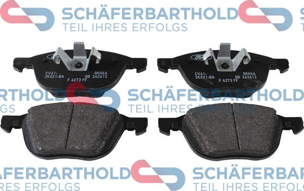 Schferbarthold 315 06 276 01 11 - Kit de plaquettes de frein, frein à disque cwaw.fr