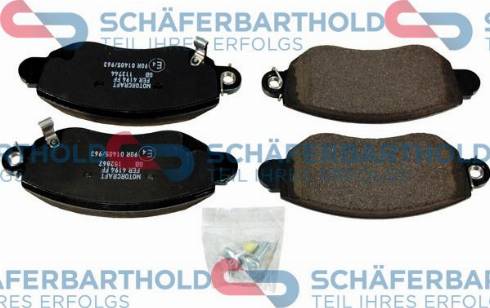 Schferbarthold 315 06 270 01 11 - Kit de plaquettes de frein, frein à disque cwaw.fr