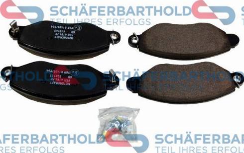 Schferbarthold 315 06 273 01 11 - Kit de plaquettes de frein, frein à disque cwaw.fr